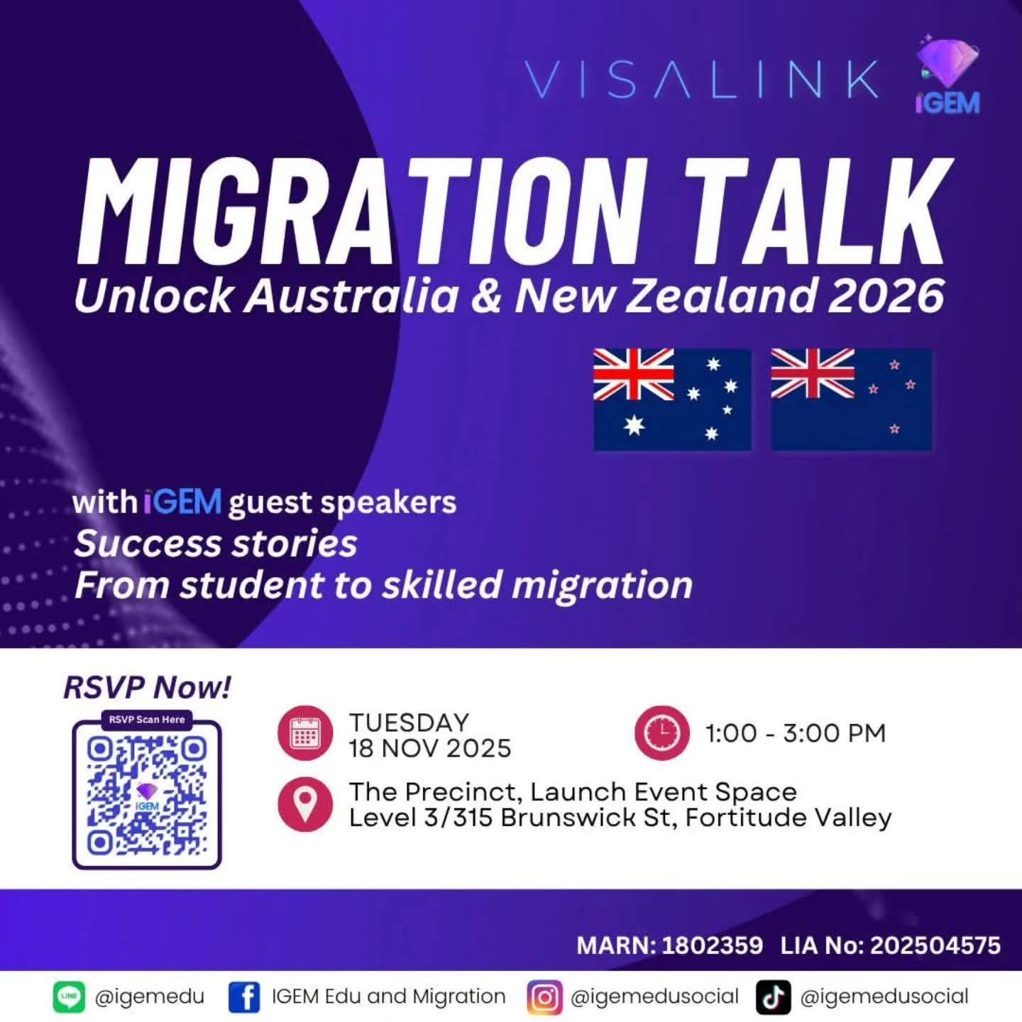 Migration Talk: Unlock Australia & New Zealand 2026