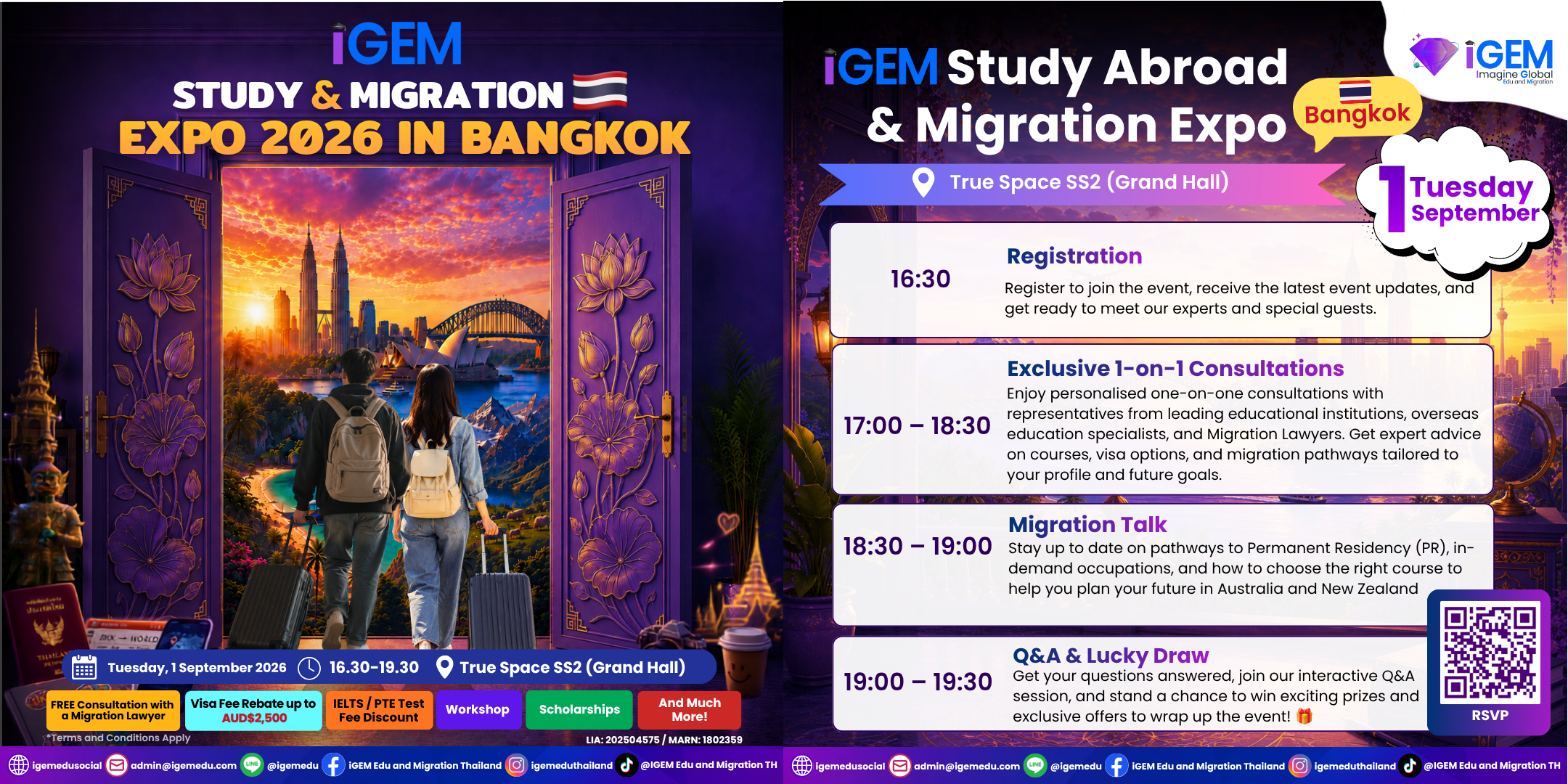 iGEM STUDY & MIGRATION EXPO 2026 IN BANGKOK